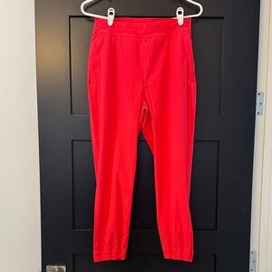 Lululemon Adapted State Oxford Red Joggers 25” Inseam